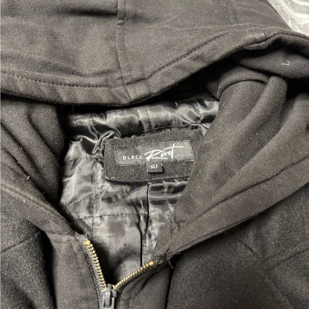 Black Riot Black Zip-Up Hoodie Jacket